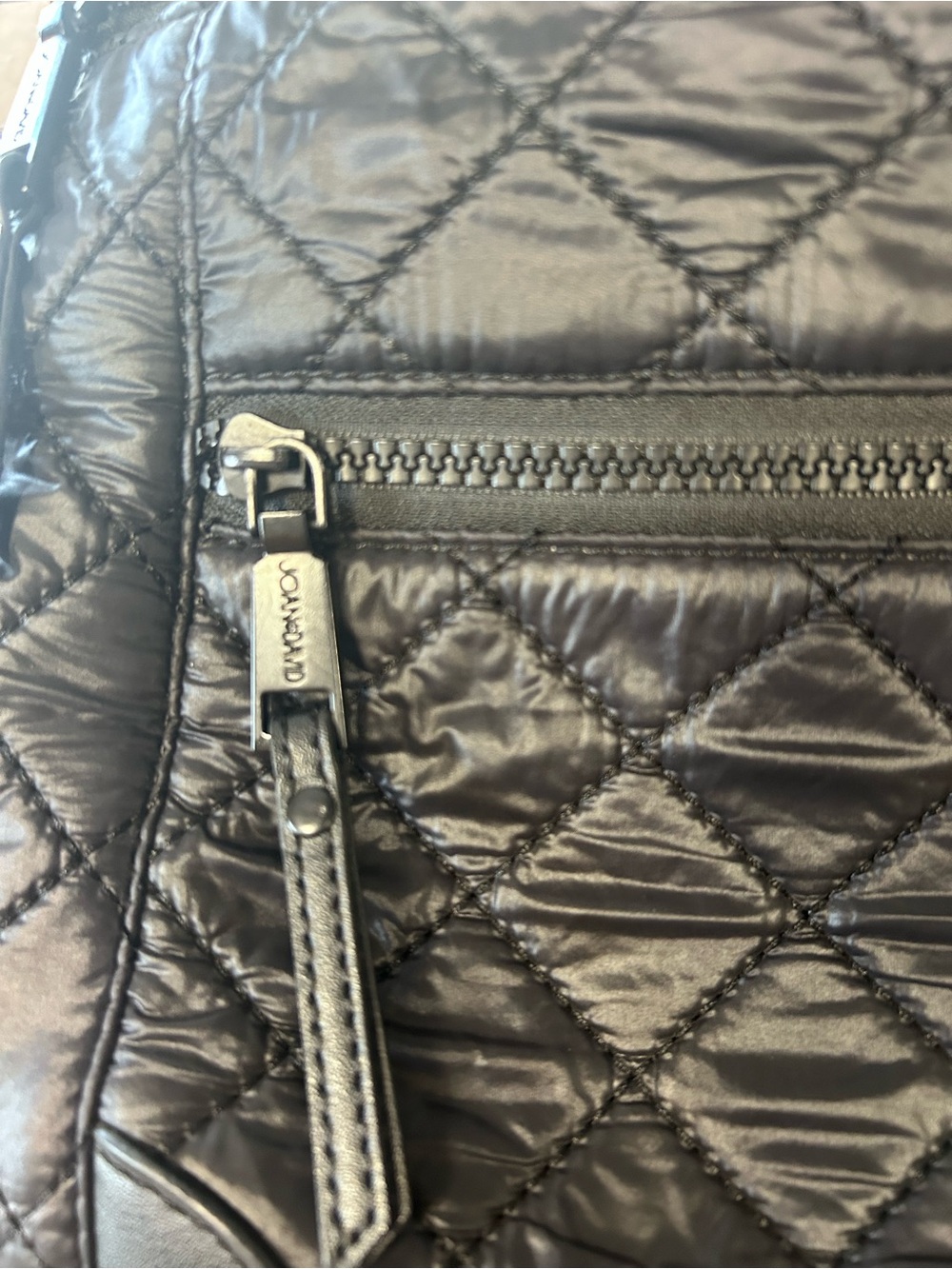 Joan & David Quilted Nylon Sling Bag / Crossbody - Picture 4 of 8